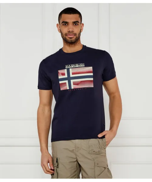 

Футболка Лари Relaxed fit Napapijri, синий