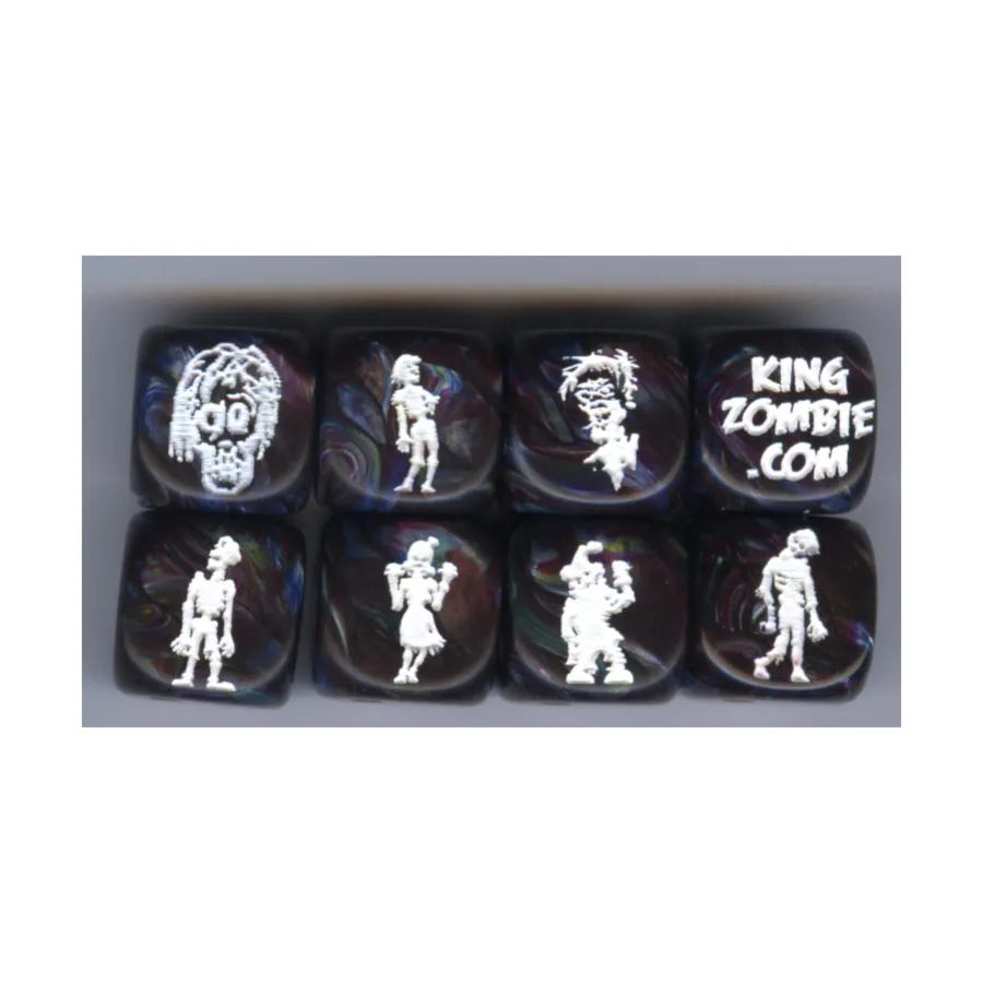 

Набор кубиков зомби — блестящая тень с золотом (9), Zombie Dice