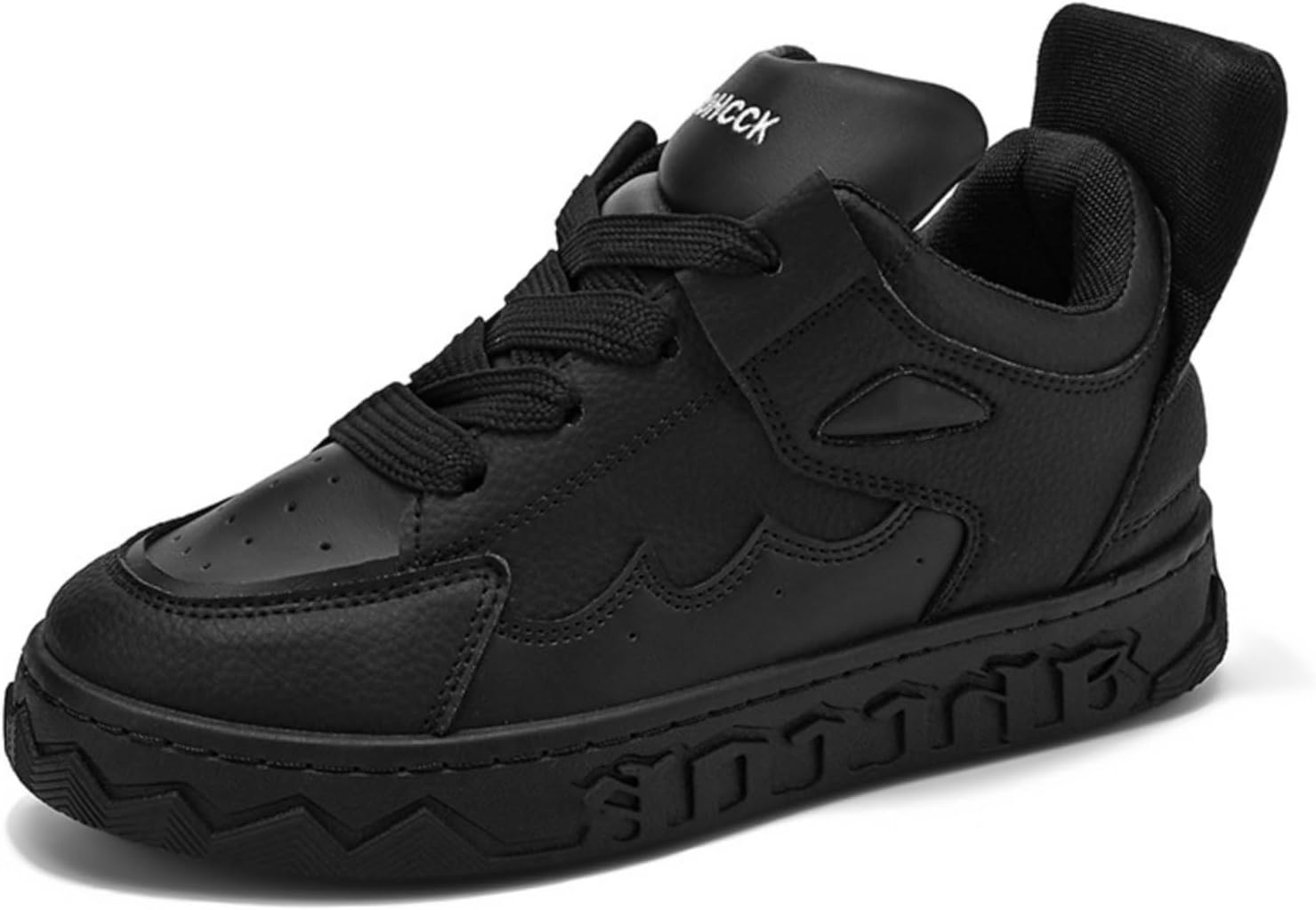 

MACEFIL Мужские массивные кроссовки- кроссовки на платформе, шнуровка, удобная повседневная обувь на высокой плате для повседневной ношения, черный