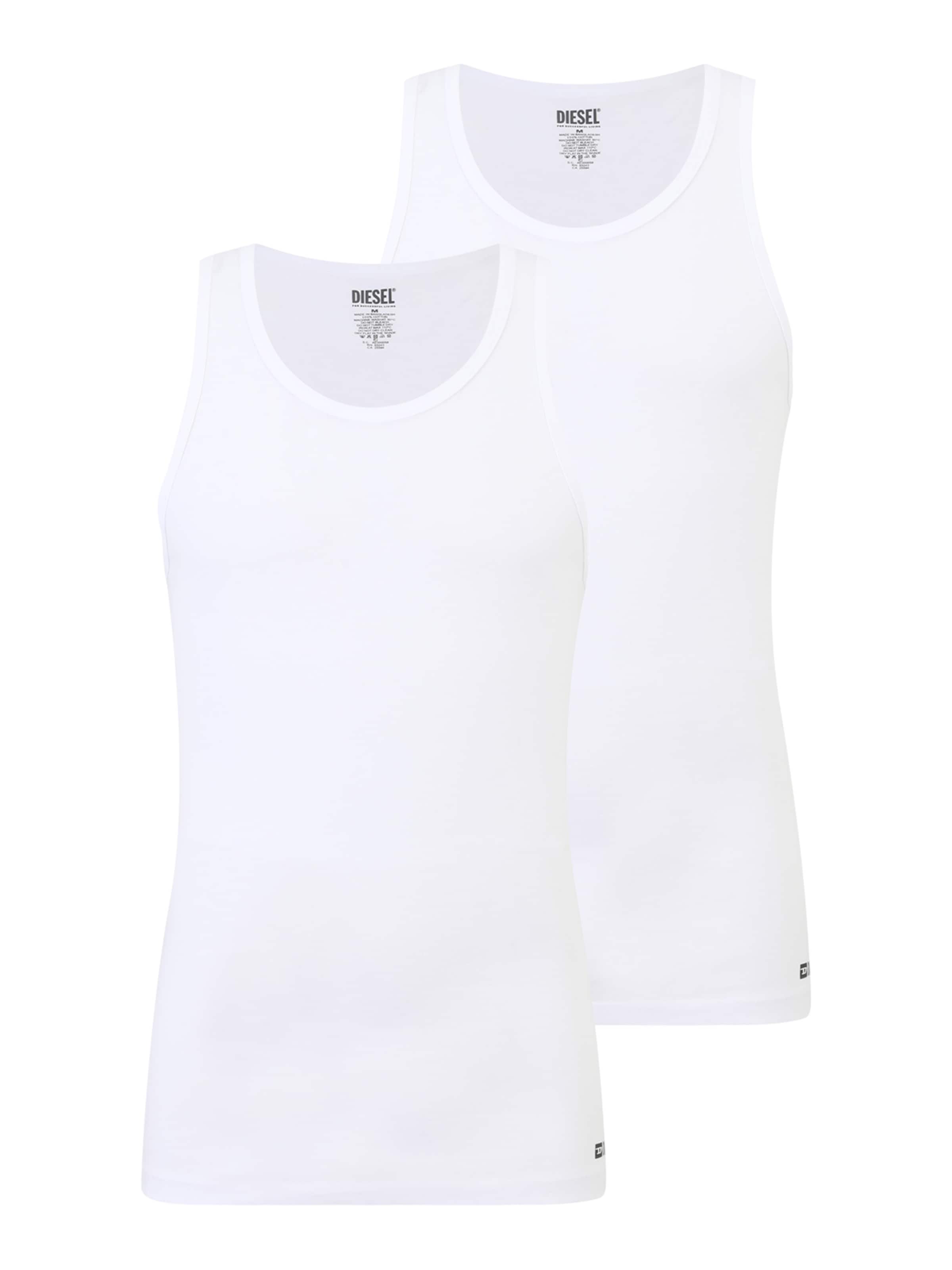 

DIESEL Майка 'WALTY-D' в белом цвете