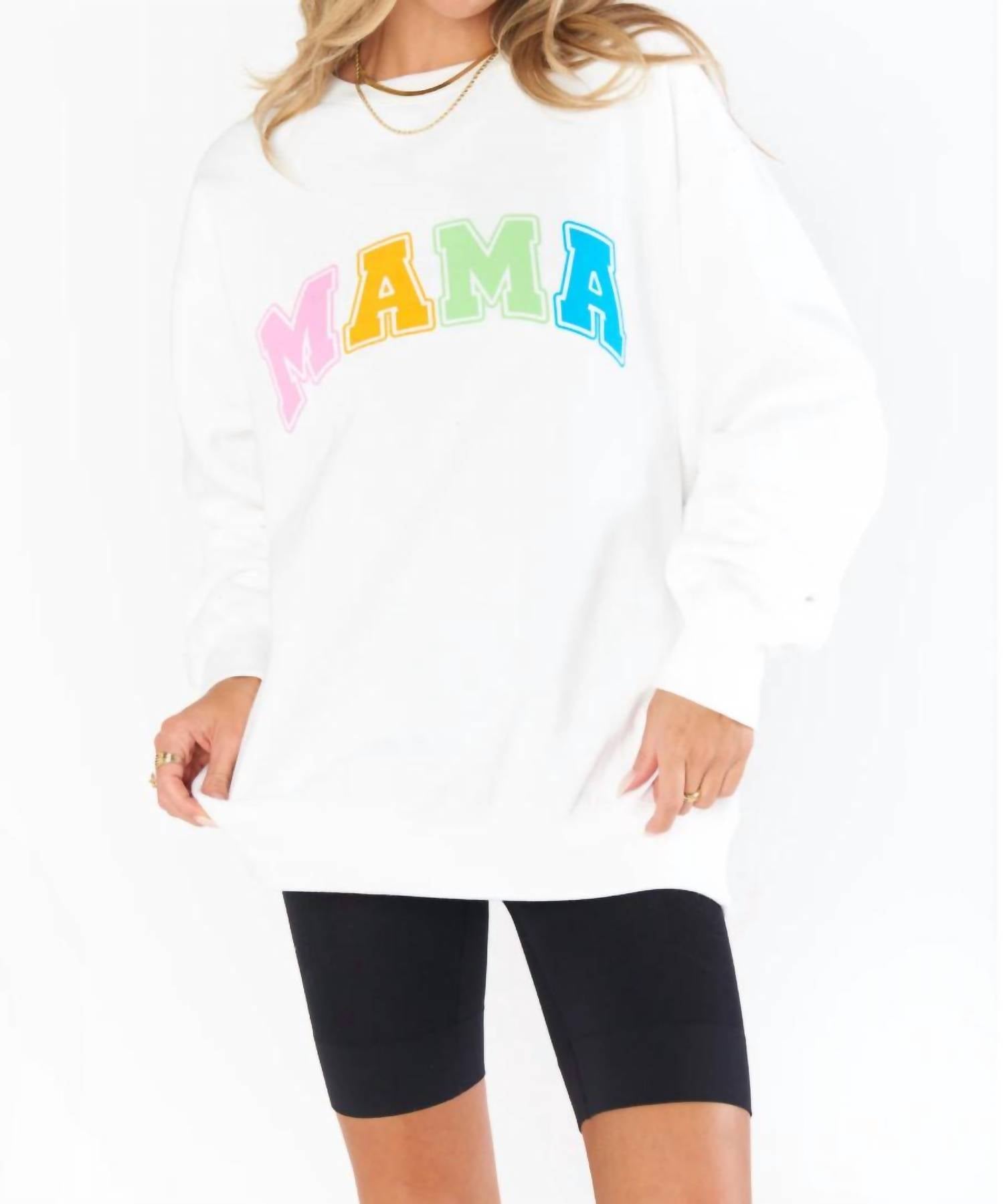 

Толстовка Mama Stanley в белом цвете Show Me Your Mumu