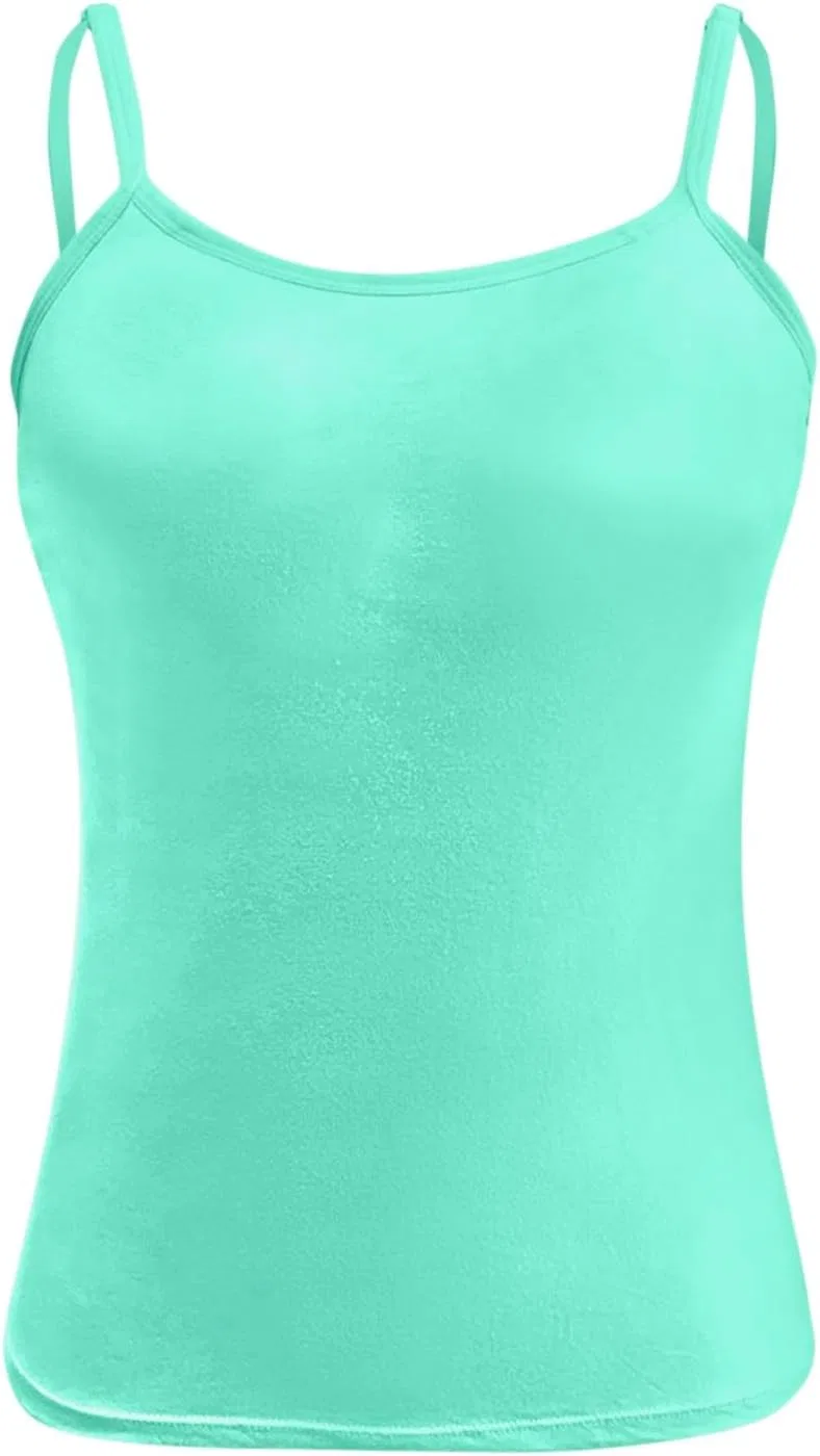 Топ на бретелях со встроенным бюстгальтером для женщин, Mint Green — фото 4