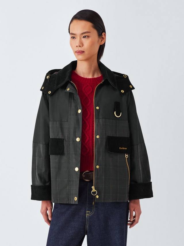 

Лантон вощеная куртка Barbour, Dark Green