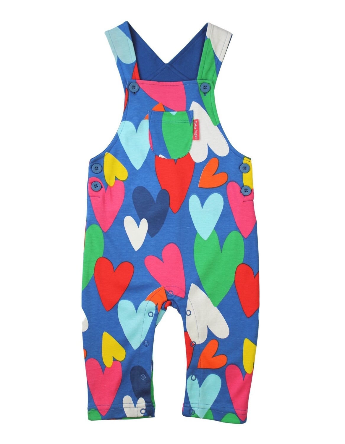 

Тканевые брюки Toby Tiger Latz mit Herz Print, красочный