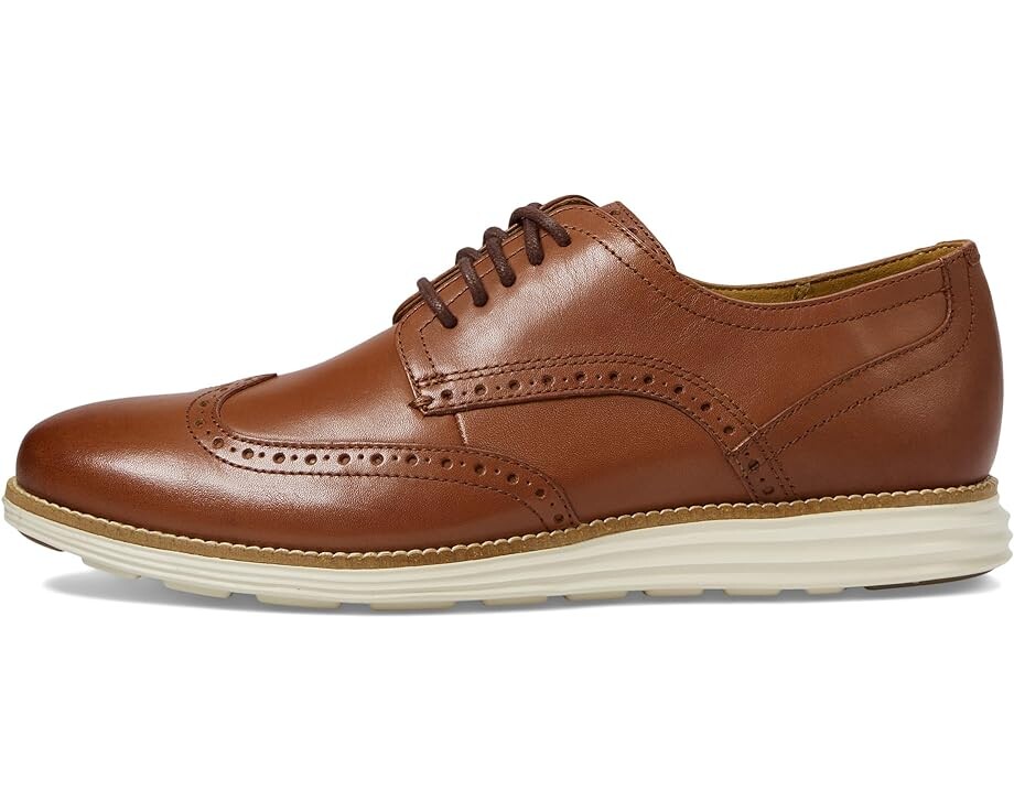 Оксфорды Cole Haan Originalgrand Shortwing, цвет Woodbury Leather/Ivory — фото 4