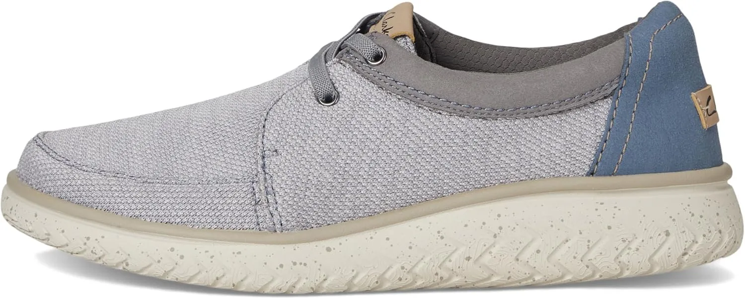 Мужские кроссовки Clarks Relaxlite на шнуровке, светло-серый — фото 4