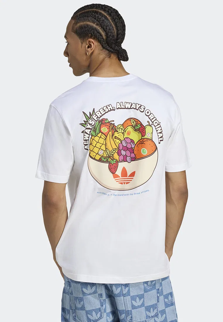 Футболка свободного кроя, серия Trefoil, Adidas, белый — фото 2