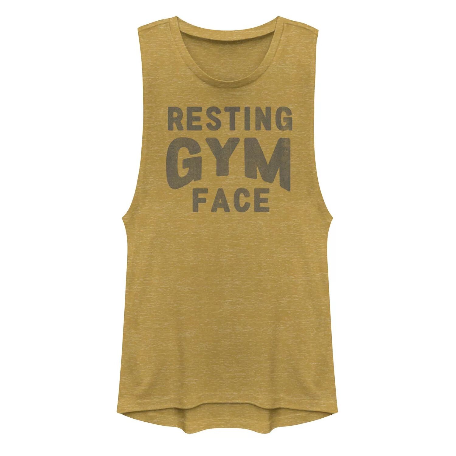 

Майка с рисунком мышц «Resting Gym Face» для юниоров