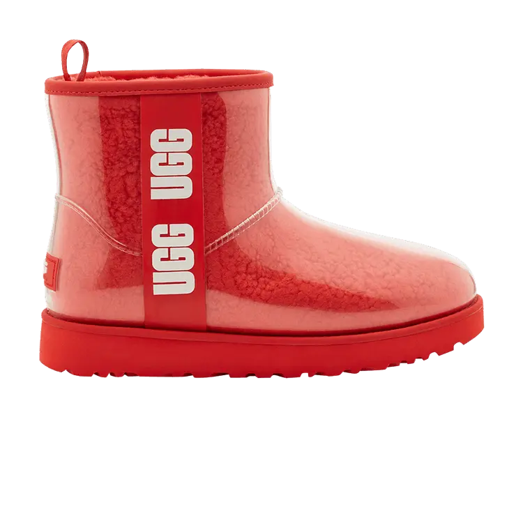 

Кроссовки UGG Wmns Classic Clear Mini Lava Flow, красный