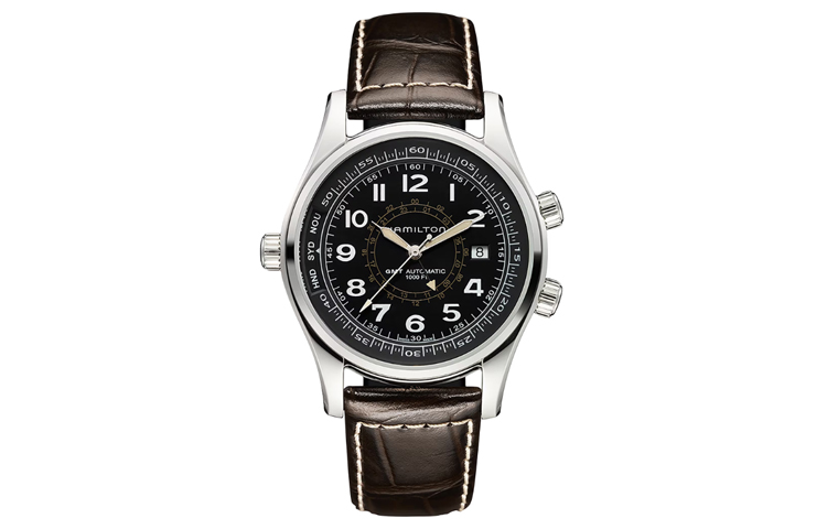 

Hamilton Часы Men's Khaki Navy Collection Watch, Black Dial
