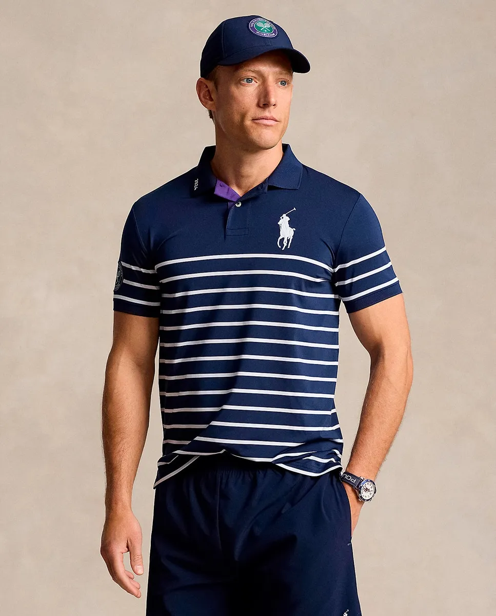 

Мужская поло Wimbledon Regular fit большие размеры Polo Ralph Lauren, темно-синий