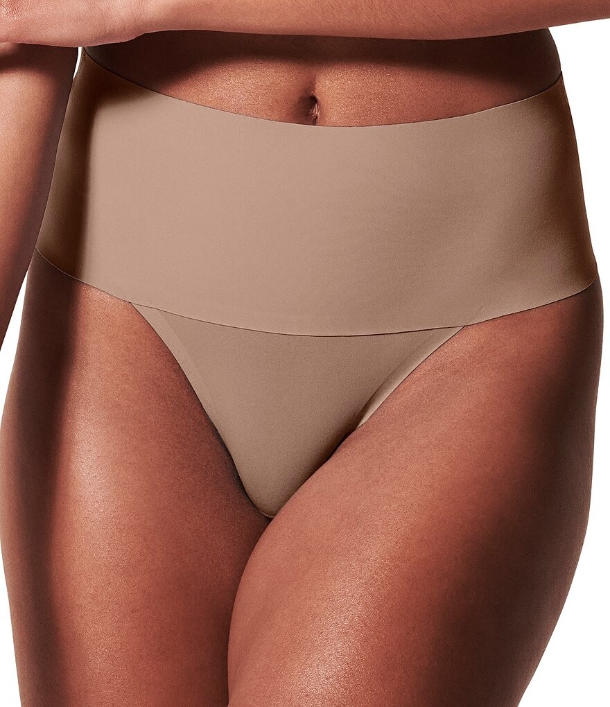 

Трусики-стринги Spanx Undie-Tectable, коричневый