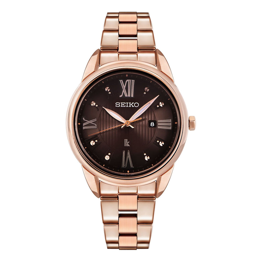 

Часы SEIKO Lukia Series Waterproof Quartz Gold/Black, золотой