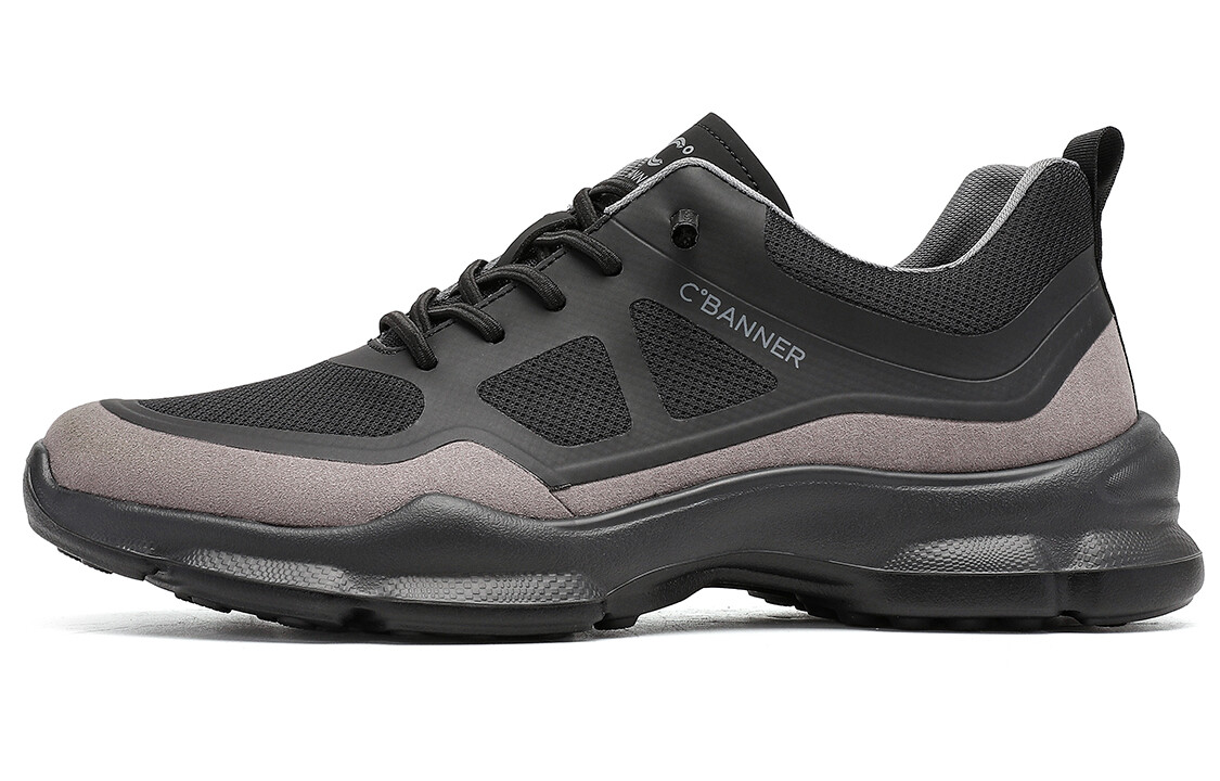 

Кроссовки C°BANNER Lifestyle Shoes Men Low-top Black/Gray, черный/серый
