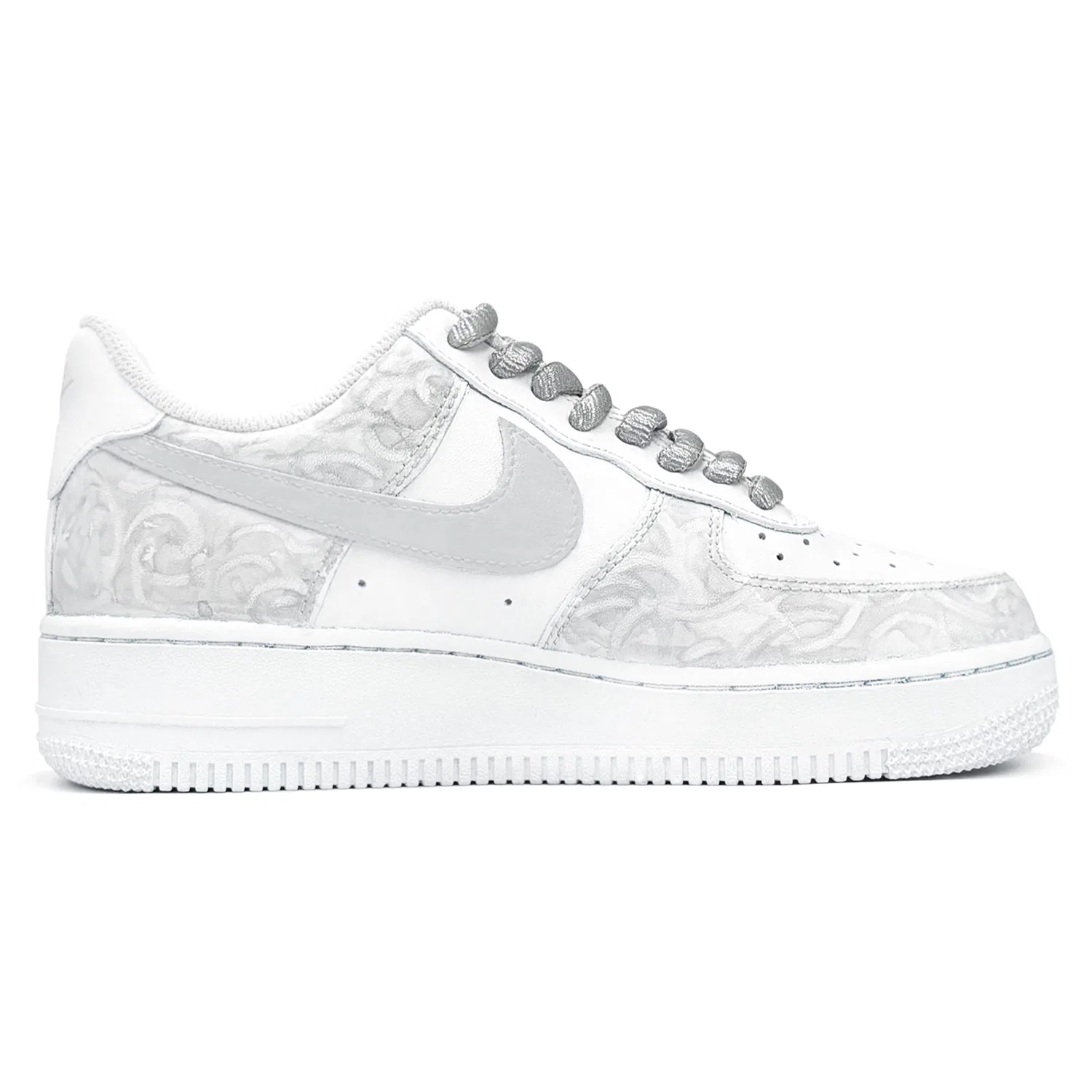 Кроссовки Nike Air Force 1 White Gray — фото 4