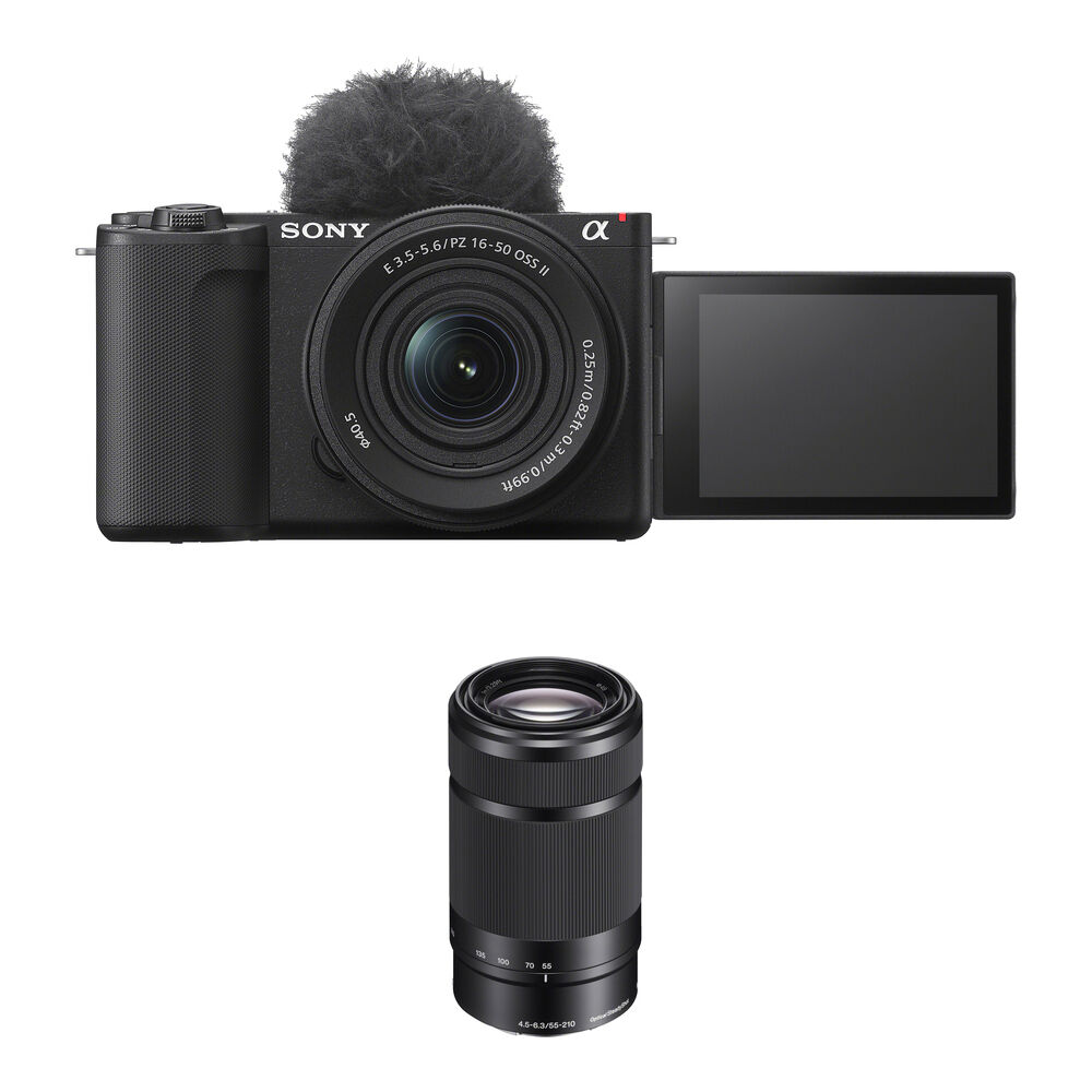 

Беззеркальная камера Sony ZV-E10 II Mirrorless Camera with 16-50mm and 55-210mm