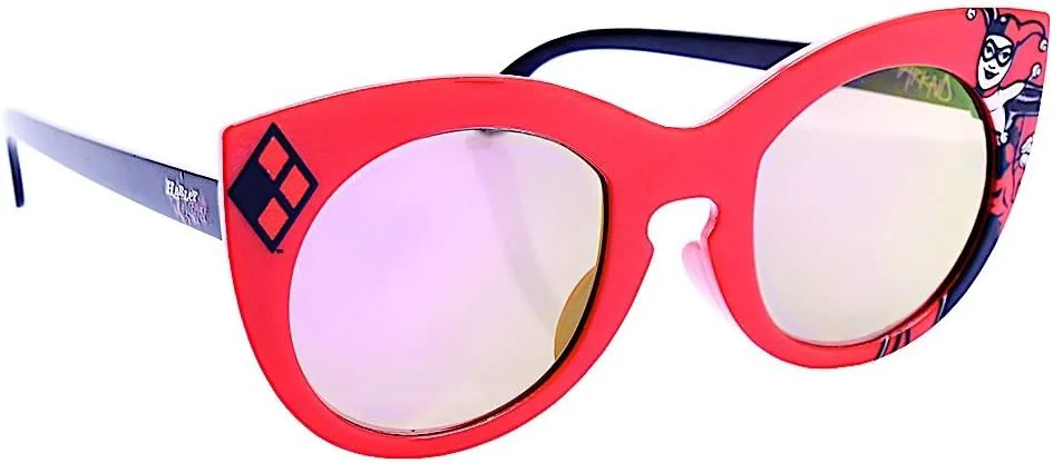 

Детские солнцезащитные очки ARKAID Harley Quinn | Супергеройские очки DC Comics с защитой от УФ-излучения UV400 | Один размер подходит большинству детей, Red