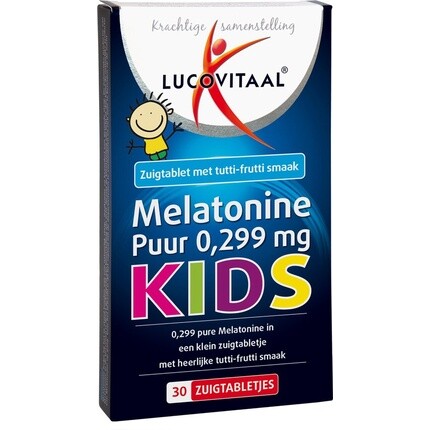 

Lucovitaal Мелатонин Pure Kids 0,299 миллиграмма Добавка - 30 Таблетки