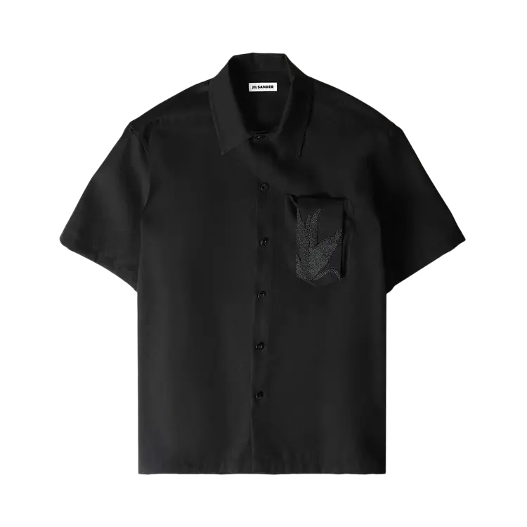 

Рубашка Jil Sander Light Wool 'Black', черный
