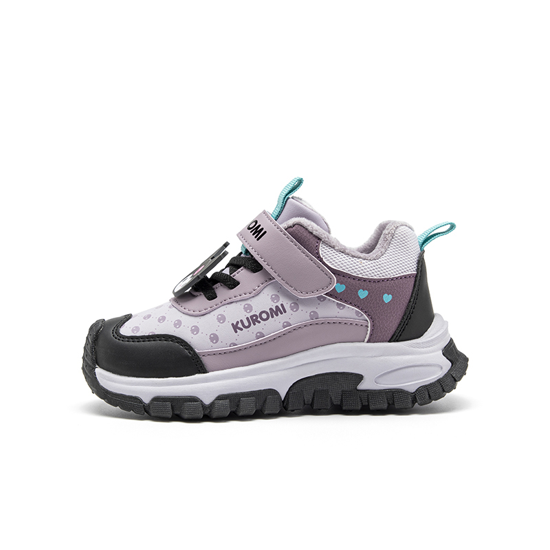 

Абразионная стойкость легкая амортизация увеличение высоты поддержка баланса низкие кроссовки для бега Kids' Sanrio, фиолетовый