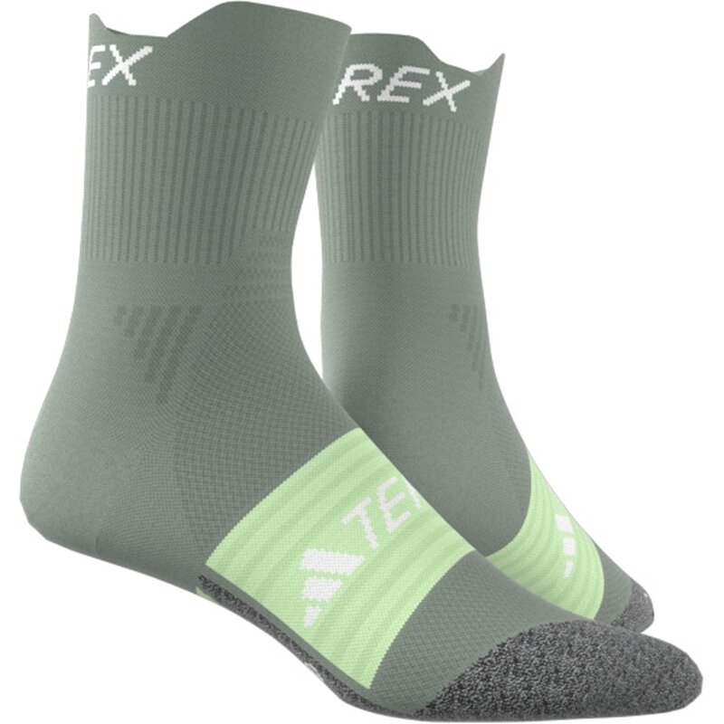 Носки terrex heat.rdy trail running agravic crew Adidas, цвет silgrn — фото 2