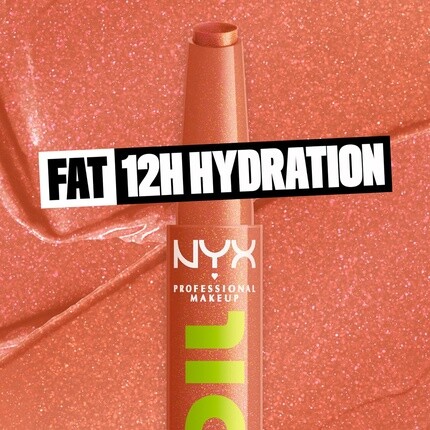 NYX Professional Makeup Fat Oil Slick Click Легкий сборный пигментированный веганский бальзам для губ Main Character 01 — фото 3