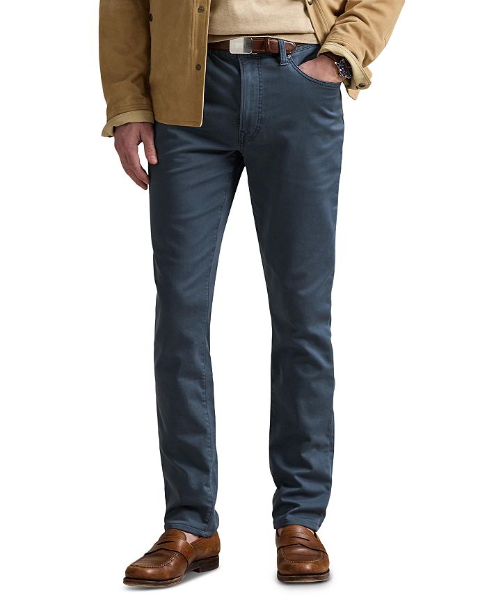 

Sullivan Slim Knitlike брюки чинос Polo Ralph Lauren, синий