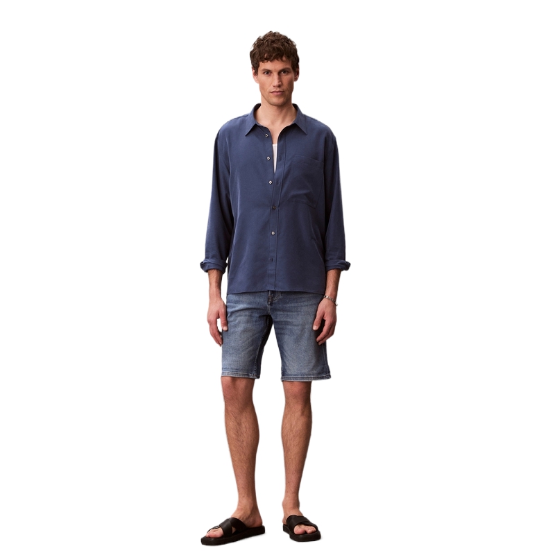 

Джинсовые шорты мужские Calvin Klein, nmv-denim синий