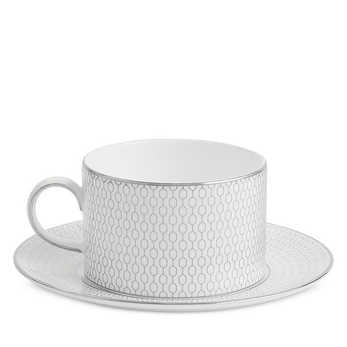 

Платиновый набор чашек и блюдец Wedgwood Gio, мультиколор