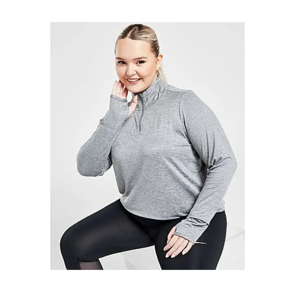 

Женская футболка Nike Dri-FIT, цвет "дымчатый серый", Swift-Element Performance FTS385 Nike, серый