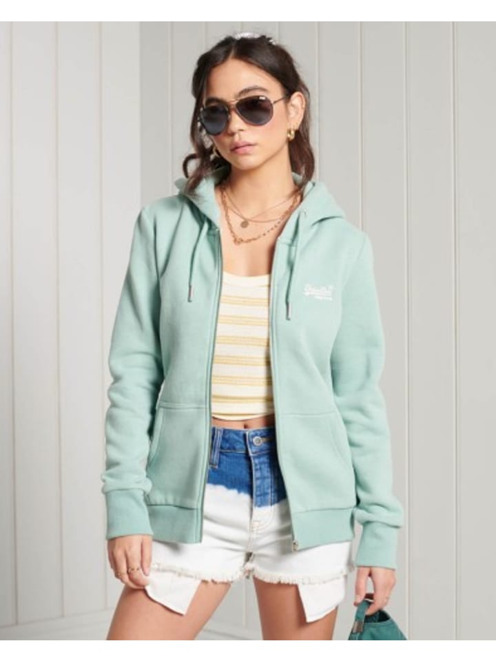 

Толстовка Superdry, бирюзовый