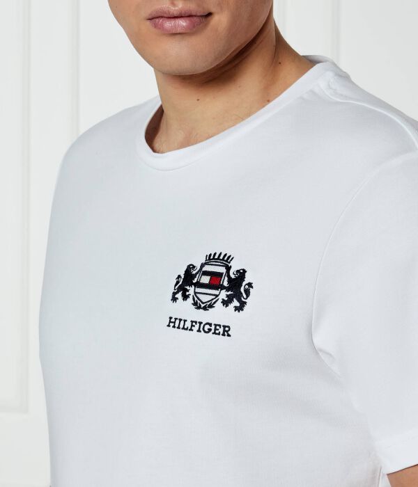 Футболка мужская Tommy Hilfiger с вышивкой, белый — фото 4
