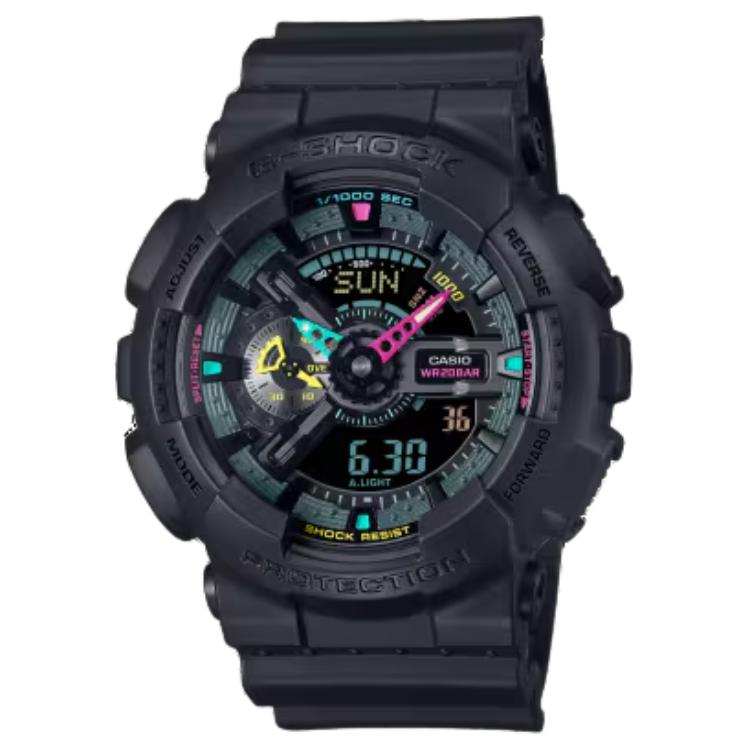 

CASIO Часы Men Black Watch GA-110MF-1A, Black Dial