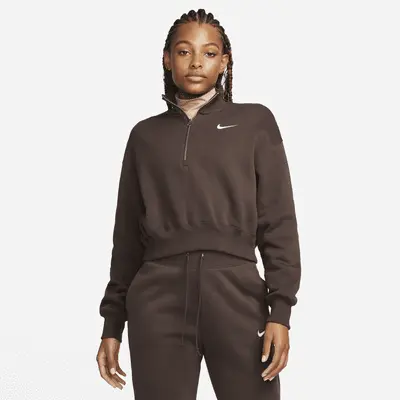 

Толстовка Nike Sportswear Phoenix Fleece, цвет Baroque Brown/Sail