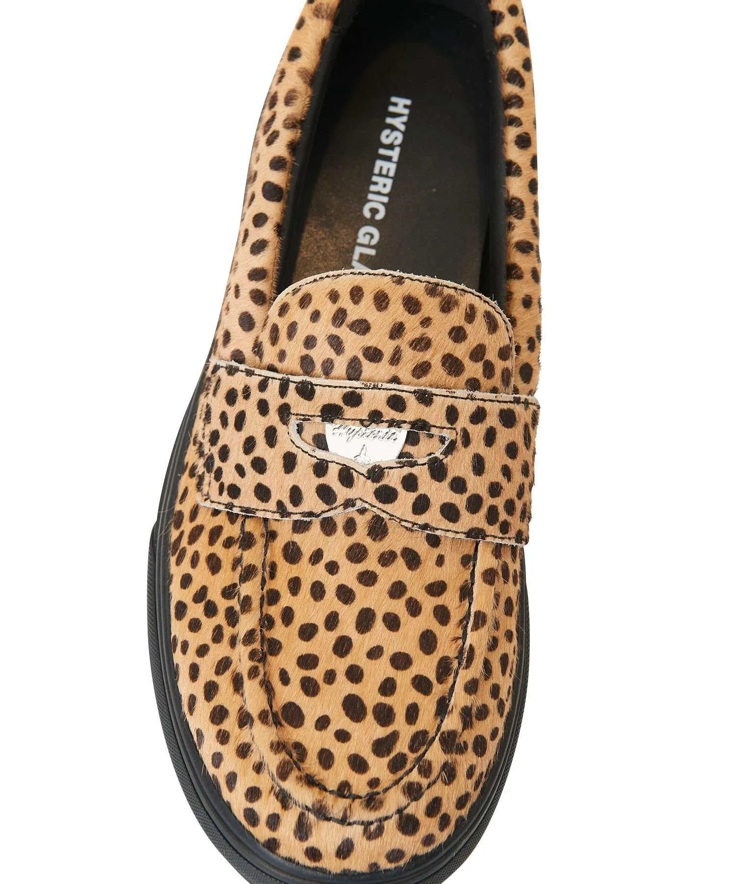 Женщина на черепе, кроссовки-лоферы. Hysteric Glamour, Beige pattern — фото 4