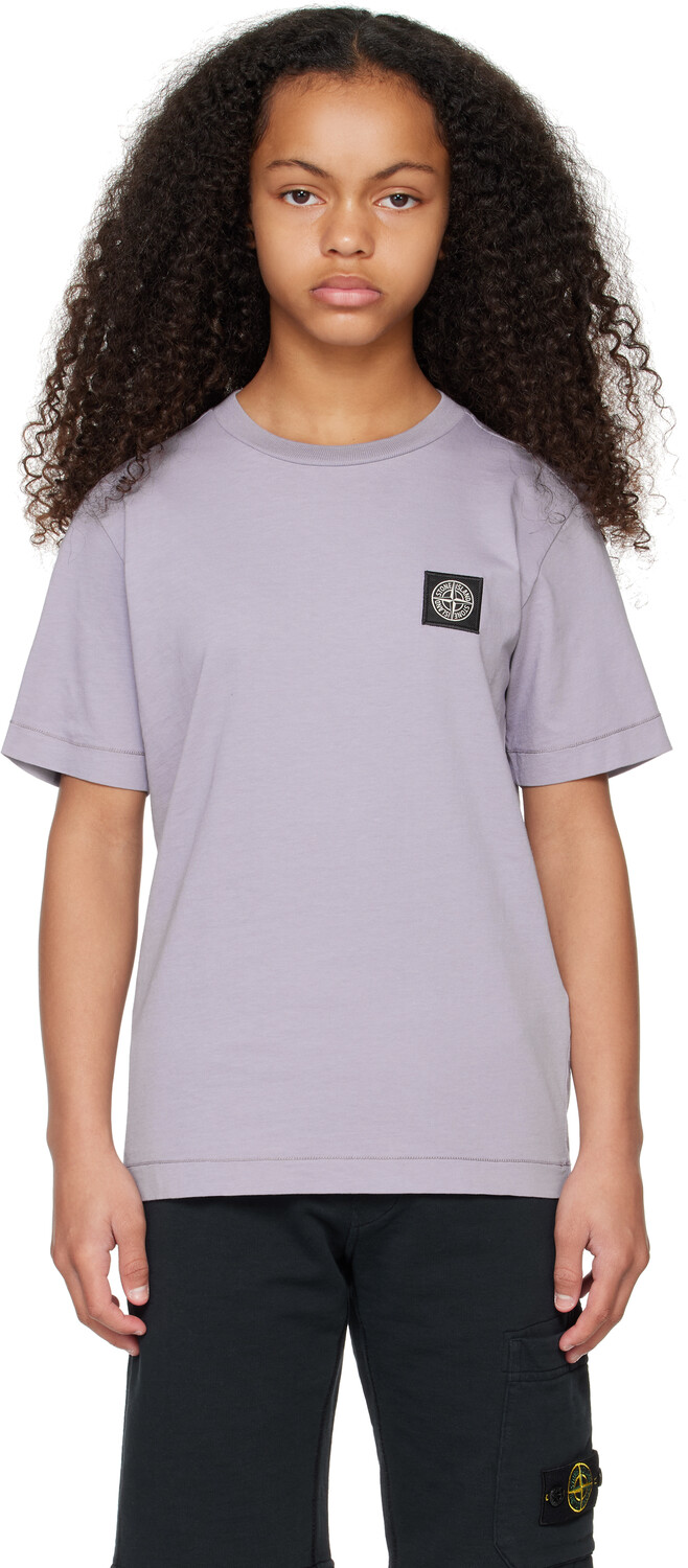

Футболка Kids Purple 20147 30/1 из хлопкового джерси Stone Island Junior