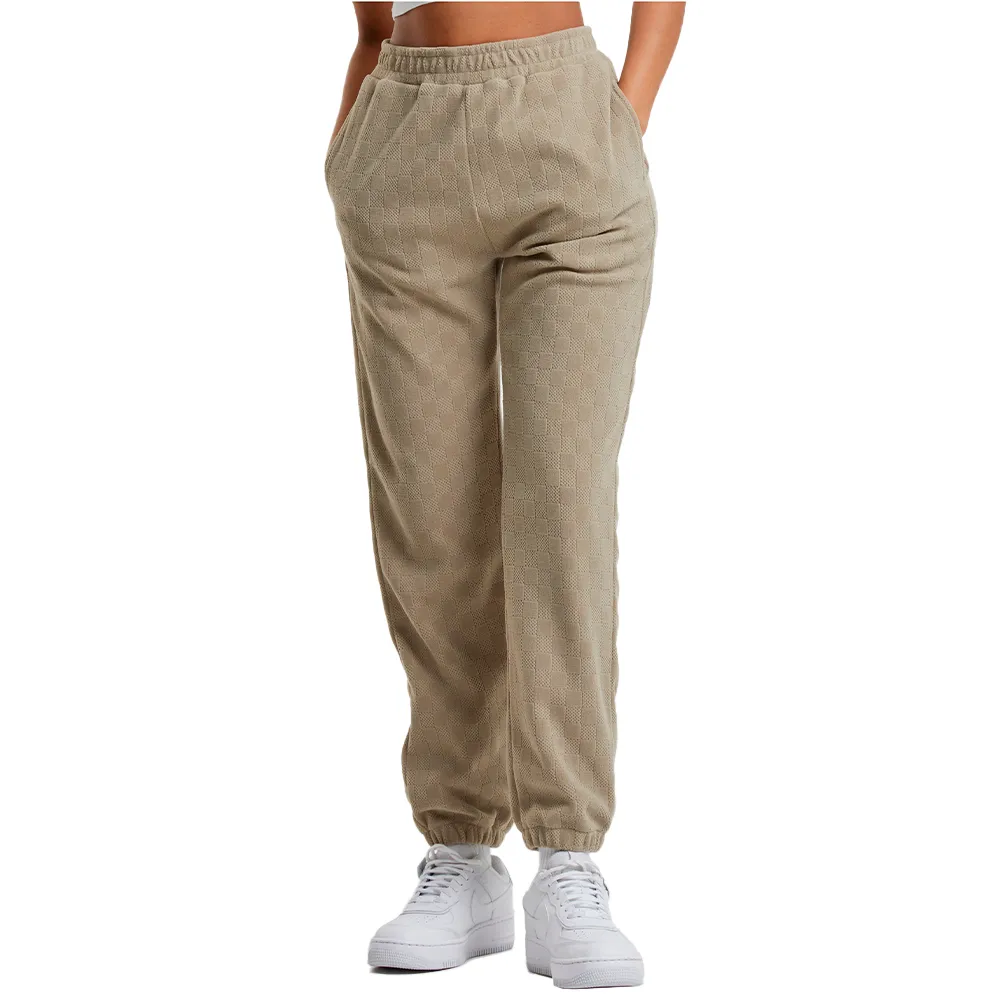 

Спортивные брюки Urban Classics Jacquard Velvet, бежевый