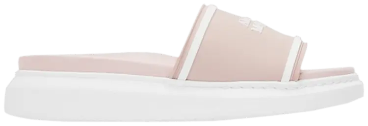 Шлепанцы Alexander McQueen Wmns Oversized Hybrid Signature Slide 'Rose Quartz', розовый