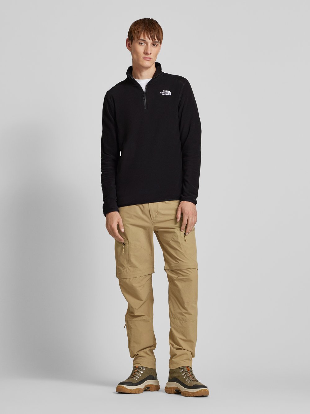 

Толстовка с вышитой этикеткой The North Face, черный