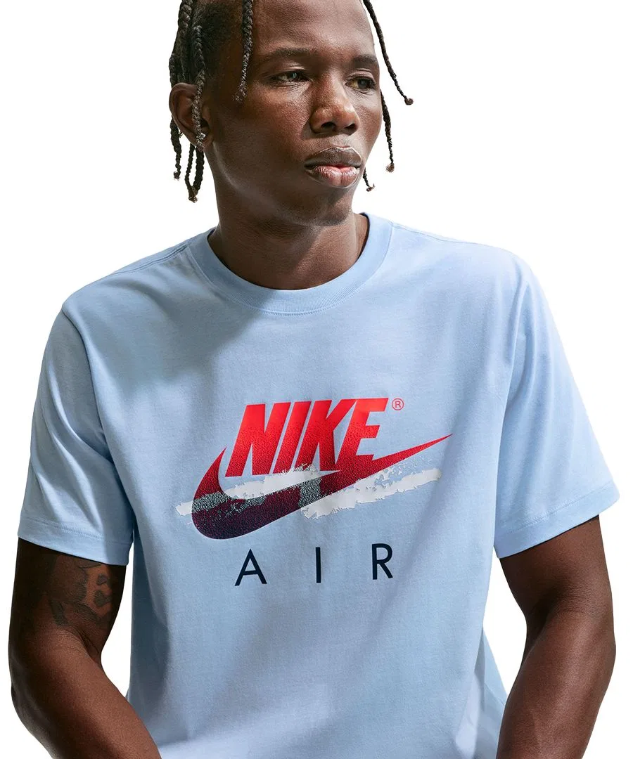 Мужская футболка с круглым вырезом DNA Futura Nike, Hydrogen Blue — фото 3