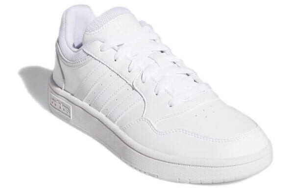 Кроссовки hoops 3.0 низкие Adidas, белый — фото 3