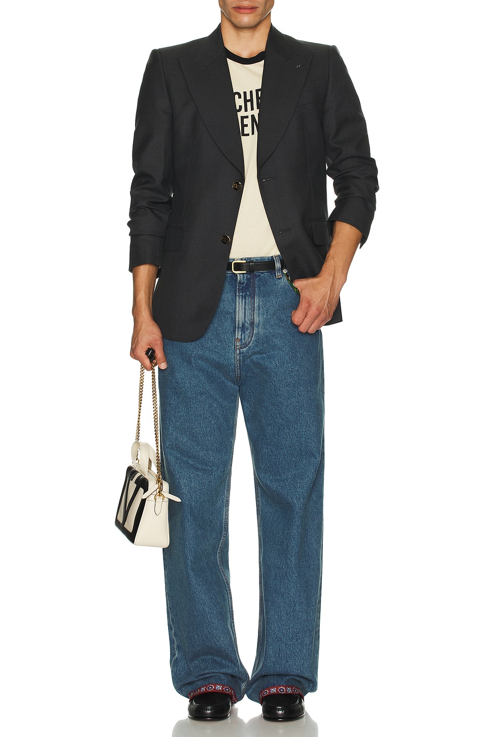 

Джинсы Denim Valentino, Medium Blue Denim