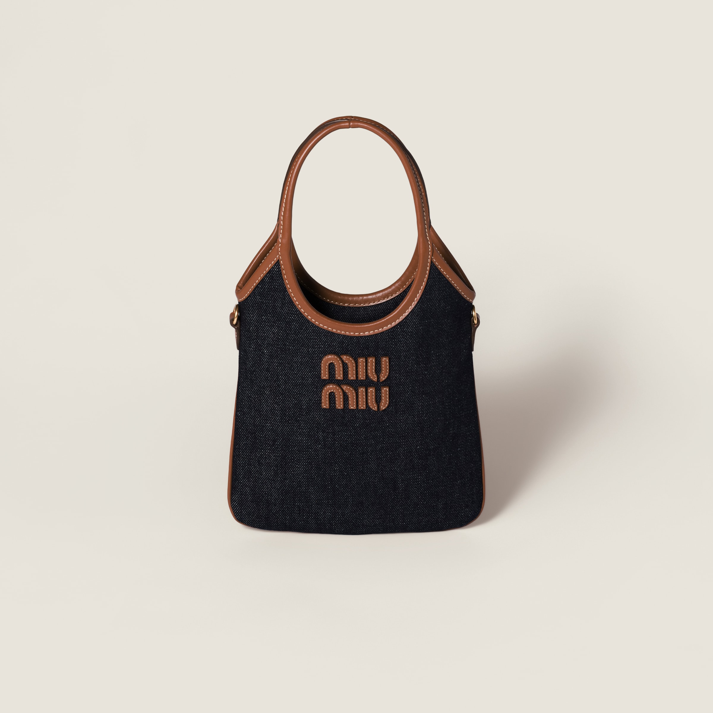 

Джинсовая сумка ivy MIU MIU, синий/бренди