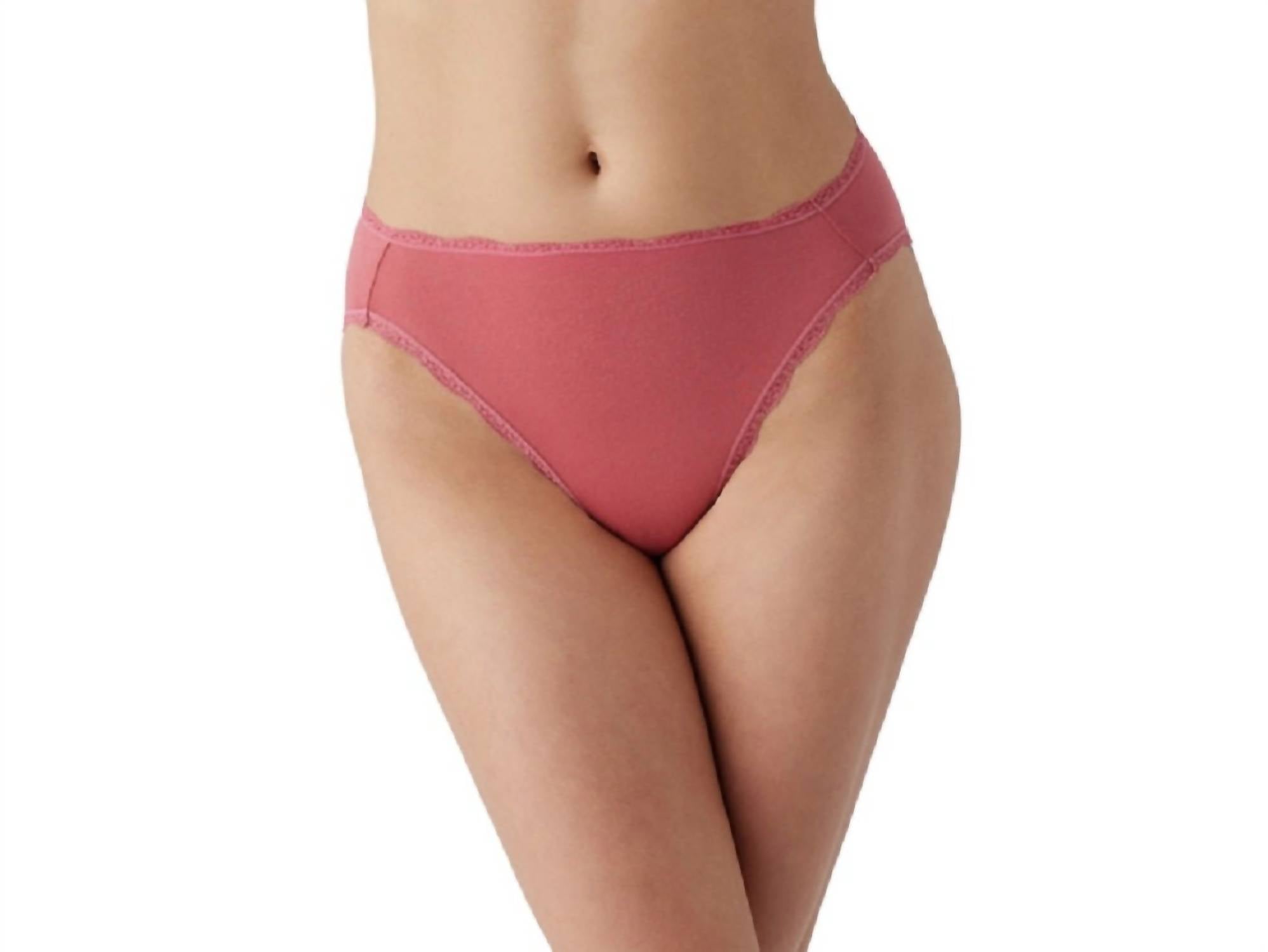 

Трусики-шорты Inspired Eyelet Hi-Leg цвета Slate Rose Wacoal