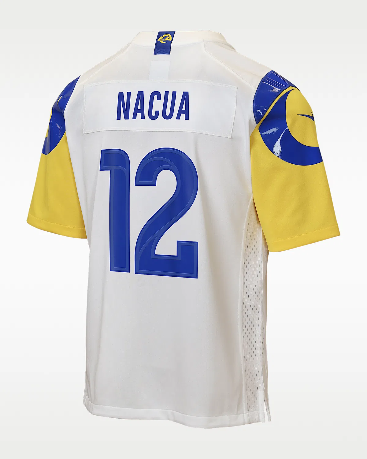 Детская игровая футболка Puka Nacua Los Angeles Rams, White — фото 2