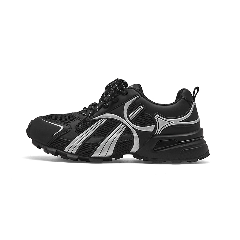 TOOMANYSHOES Высокий рейтинг игроков Чанки женские кроссовки черные, цвет Black