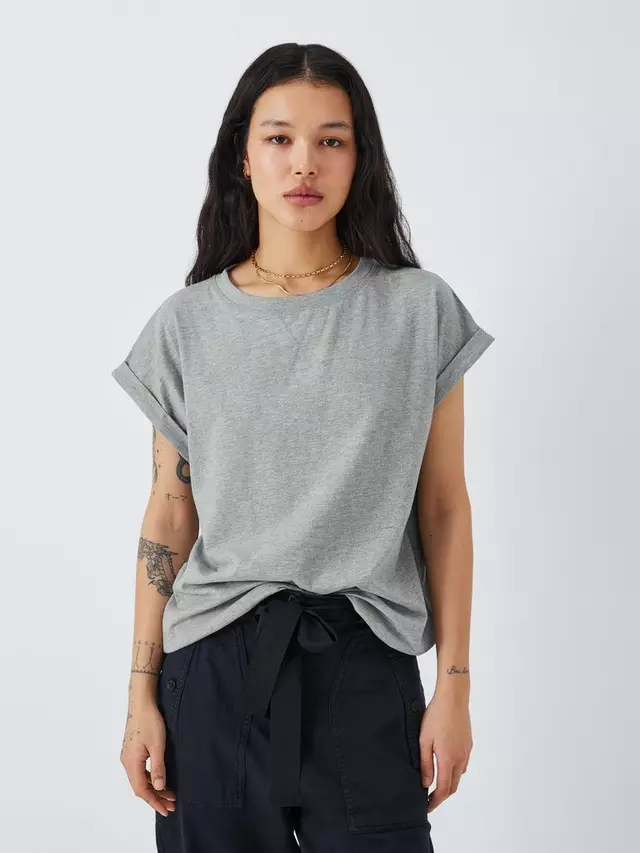 

Футболка AND/OR Organic Cotton Tank, цвет grey marl
