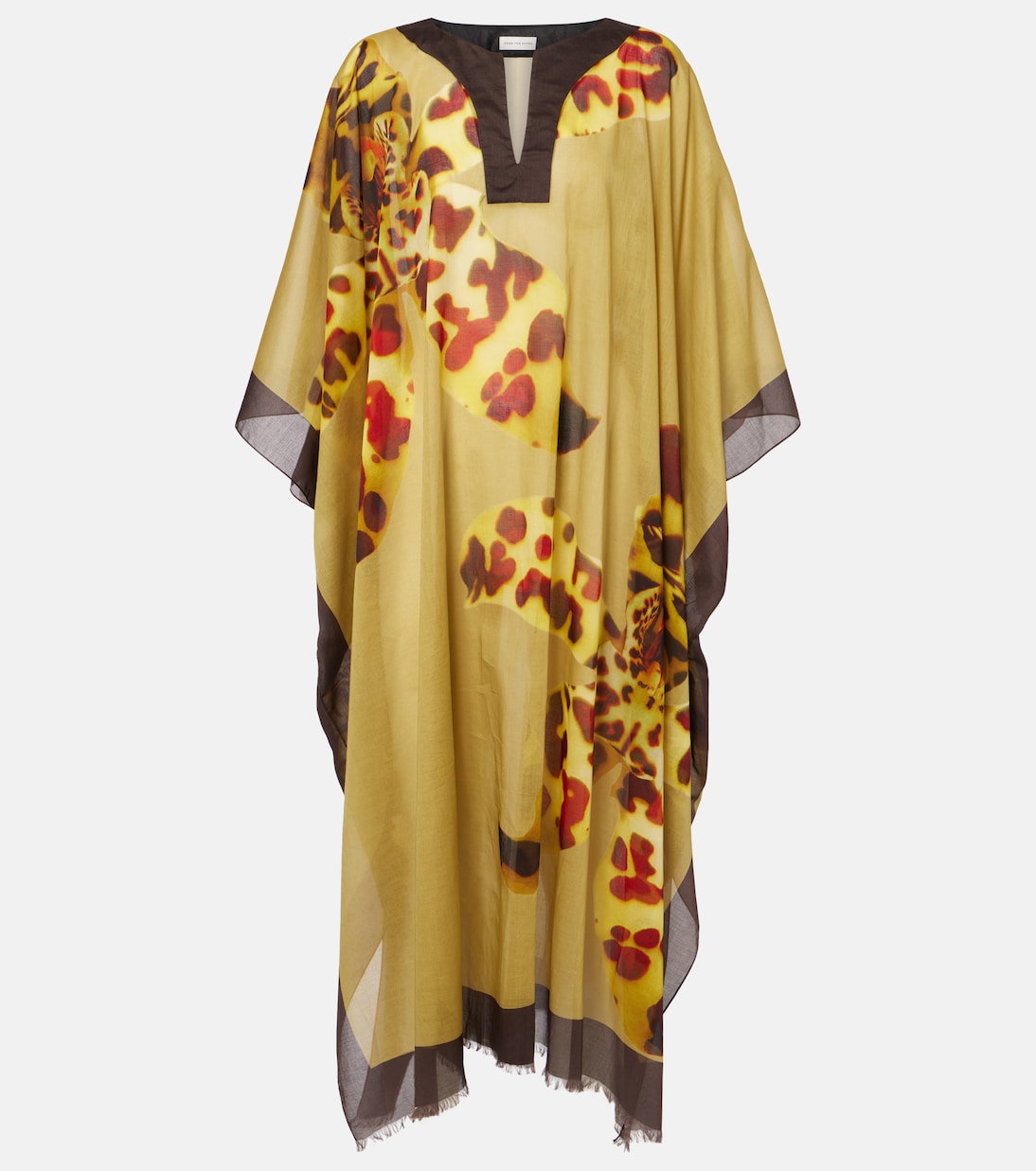 

Пляжное платье из хлопка с цветочным принтом Dries Van Noten, Dessin G