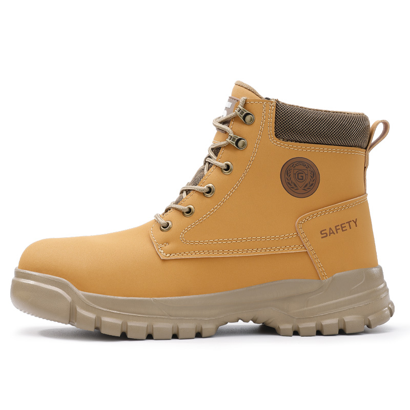 

Кроссовки Safety & Protective Shoes Men's High top GUYISA, Light Brown