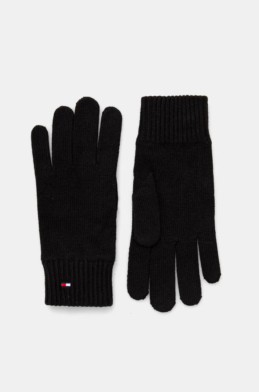 

Перчатки Tommy Hilfiger quanti con aggiunta di cashemire, черный